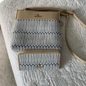 Spartina cross body bag and wallet